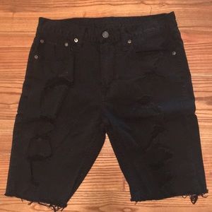 America Eagle Distresses Shorts